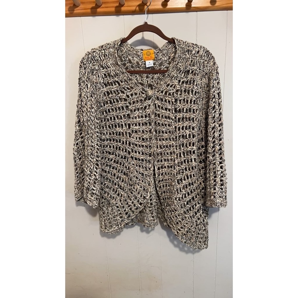 Ruby Rd. Women's Open Knit Cardigan Sweater‎ 1X